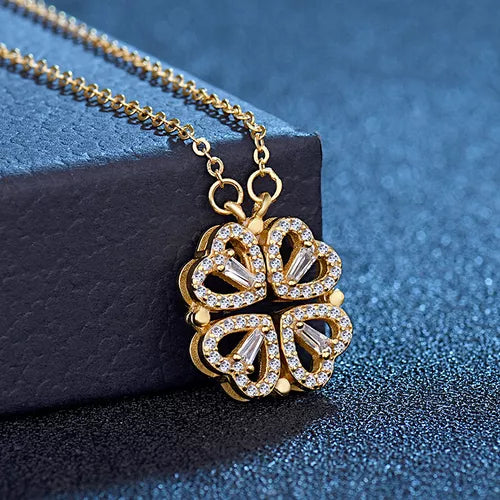 Collar Trébol de Corazones