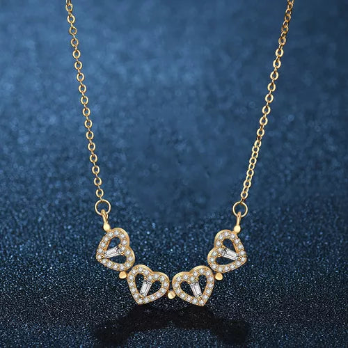Collar Trébol de Corazones