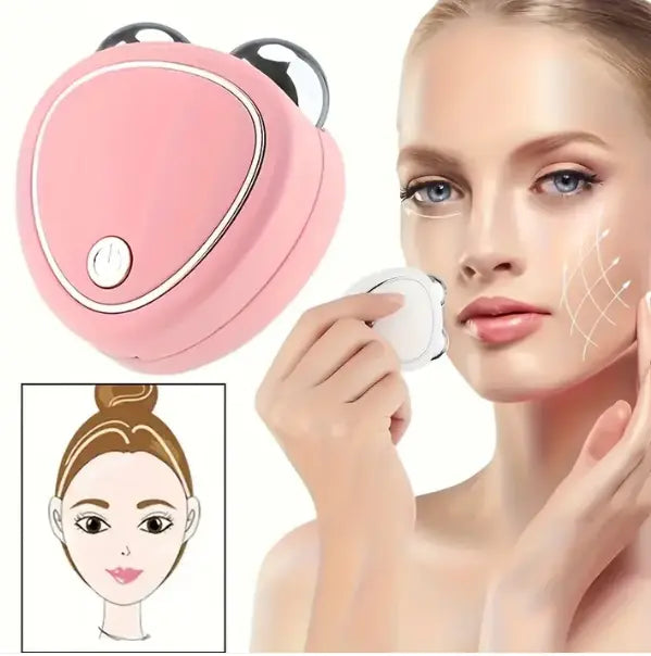 Masajeador facial de microcorriente