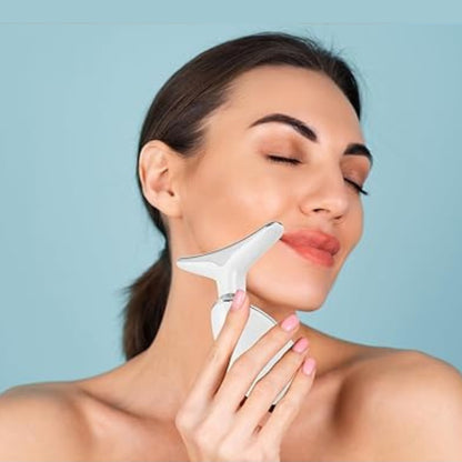 PULSEDLIGHT- MASAJEADOR FACIAL LED PARA CARA, PAPADA Y CUELLO (ARRUGAS Y ACNÉ)