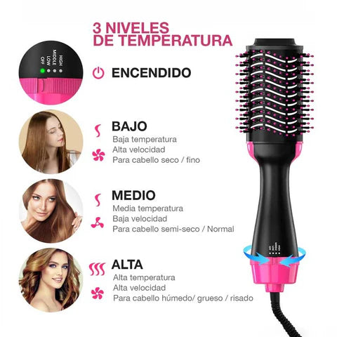 HAIR-DRYER Cepillo 3 en 1